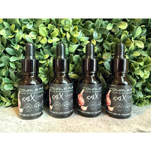 Royale Platinum 50X Intensive Scalp & Hair Garlic Treatment Drops - Bundle of 4